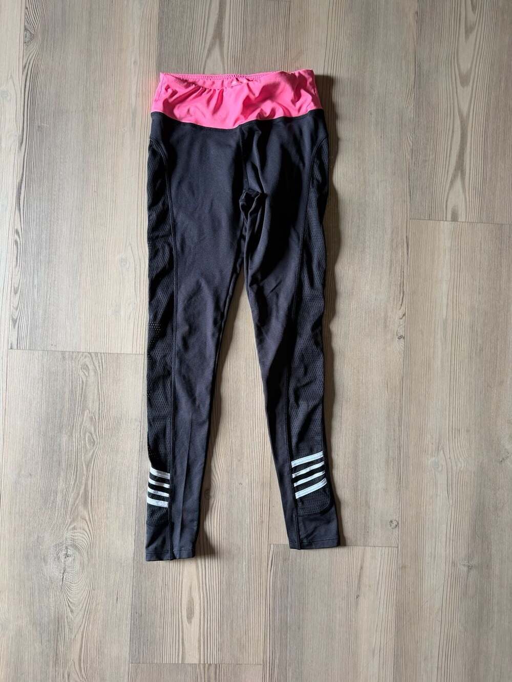 Zenana Sports Womens Athletic Leggings with Mesh Side Panels
